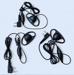 *lot Of 3* Kenwood Shape Earpiece Headset Mic For Radio (2PIN) Push Talk. Fixed Price $15.00.