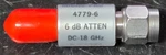 Narda 6DB Attenuator 4779-6 DC-18 Ghz Sma 100% Tested See Plots. Fixed Price $55.00.