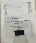 Elecraft And K3S - K144XV 2 Meter Reference Oscillator Phase Lock Option. Fixed Price $151.95.
