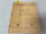 11-297 AN/VRC-19 Radio Set Manual Military Book Vintage. Fixed Price $17.99.