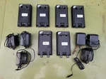 Set Of 6 Motorola AT2051 AT2000IFD Battery Charger Plate HT1000/MT2000 + Adapter. Fixed Price $20.00.