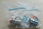 (2PCS) Amphenol Rf Adapters 172124 - In Series Jack To Bulkhead. Fixed Price $15.99.