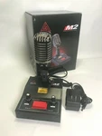 8 Pin For Icom Black Chrome Delta M2 Amplified Power Base Microphone Ham. Fixed Price $199.95.