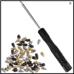 Bcp 60PCS Metal Cross Slot Tip Screws For Belt Buckle Wallet Handbag,. Fixed Price $10.65.