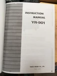 Yaesu YR-901 Morse Code Reader 27 Page Manual & Schematic Cw/rtty, Free Shipping. Fixed Price $29.95.