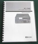 Icom IC-740 Instruction Manual Premium Card Stock Covers & 28LB Paper!. Fixed Price $23.00.
