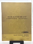 Heathkit Assembly Manual Electronic Siren GD-18. Fixed Price $9.99.