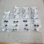 Radioshack Silver Knurled Knobs - Brand New 2740424. Fixed Price $15.00.