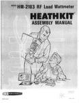 Assembly Manual Guide For Heathkit HM-2103. Fixed Price $15.39.