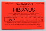 Ham Radio Qsl HB9AUS Switzerland 1996 Kenwood Ts 930S Drake L4B. Fixed Price $16.99.