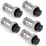 5 Pcs 6 Pin Round Microphone Connector For Kenwood Icom Yaesu Alinco Radio. Fixed Price $12.99.