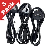 Fused 3-PRONG Iec C13 Power Cable Cord W/ Uk Type Plug (bs 1363), Pack. Fixed Price $17.60.
