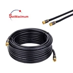 RG6 Quad Shield Coax Cable Black Tv Antenna Satellite 3FT-100FT Multi-pack Lot. Fixed Price $35.19.