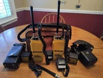 Pair Of Vintage Surv-com Vhf Handheld Portable Radios By Precision "tested". Fixed Price $165.00.