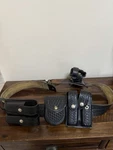 Safariland Duty Belt Basketweave Glock Holster Mag Pouch Cuff Case Radio Holder. Fixed Price $89.00.