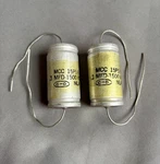 Pair .1 Uf 1500V Cornel Dubilier Axial Capacitors Pio Oil Tone Caps Nos We Amp. Fixed Price $84.99.