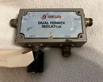 Used Sinclair Dual Ferrite Isolator Model I3213A Freq MW3055 Ser No 411.5125. Fixed Price $112.99.