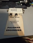 Vintage Palomar Engineering R-x Noise Bridge White Case With Manual Untested. Fixed Price $44.00.