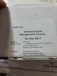 Yaesu ADMS-1G Advanced Data Management System For VX-7 Programming Software. Fixed Price $35.00.