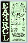 Ham Radio Qsl EA3RCL Barcelona Spain 1993 Swisslog Software. Fixed Price $15.99.