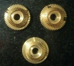 Brass Gears For The Hp 8640B Signal Generator. Fixed Price $60.00.