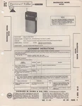 1962 Magnavox WT101 Citizens Band Radio Service Manual Photofact Schematic Fix. Fixed Price $8.99.