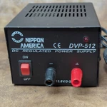 Nippon America 13.8V 3-5 Amp Dc Regulated Power Supply DVP-512. Fixed Price $29.25.