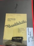 Heathkit Manual For AM-1 Antenna Impedance Meter. Fixed Price $20.00.