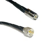 LMR195 Mini Uhf Female To Coaxial Rf Cable Usa-ship Lot. Fixed Price $16.19.