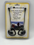 Midland AVP1 2-WAY Radio Ptt Headsets With Boom Microphone New Packaging. Fixed Price $15.30.