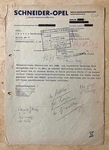 Rare! WW2 German Wehrmacht Radio Supplier Schneider-opel Business Letter 1945. Fixed Price $81.00.