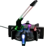 Enhance Pro Gaming Mouse Bungee Cable Holder 4 Port Usb Hub W/ 7 Led Color Modes. Fixed Price $29.99.