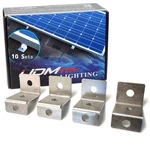 40PC Solar Panel Aluminum Z-shape Brackets For Rv Boat Household Flat Roof Mount. Fixed Price $50.09.