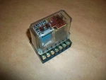 Struthers Dunn Relay C219DXB-P Contacts 10 A. W/ Base. Fixed Price $38.00.