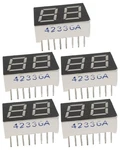 5 Lot Workman 4233GA Replacement Cb Radio Channel Read Out Display - Green. Fixed Price $48.95.