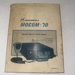 1973 Motorola MOCOM-70 Mobile Fm Two-way Radio Instruction Manual 68P81008E75-C. Fixed Price $10.85.