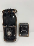 Motorola Universal Swivel Radio Case Heavy Duty Leather NTN7242A Basketweave. Fixed Price $22.50.