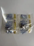 Vintage Kings Electronics Rf Coaxial Connector Adapter Nos Made Usa #8529 X2. Fixed Price $10.00.
