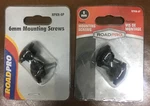 Roadpro RPKN-6P Radio Oem Plastic Blk 6MM Mounting Screws Knobs 2 Packs Of. Fixed Price $9.50.