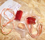 2 Display Red Lens With Bulbs From Cb Ham Radio Estate Wiring Nos. Fixed Price $19.50.
