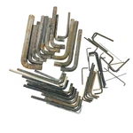 47 Pcs Allen, Kgm And Assorted 1/2, 3/4, 9/16 In L-shaped Hex Key Set, Usa. Fixed Price $29.75.