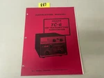 Drake TC-6 6M Transmitting Converter Instruction Manual Premium Card Stock Cov. Fixed Price $17.99.
