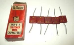 Vintage El-menco JAN-C-5 4700-PF 400-VOLT Mil Spec Silvered Mica Capacitor Pcs. Fixed Price $12.00.