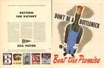 1942 WW2 Era Ad Victor Beat The Promise War Poster Campaign Contest 033015. Fixed Price $10.49.