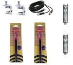 Firestik KW4 4FT Black Cb Antenna, 12FT RG59 Dual Coax, Mounts & Springs Kit. Fixed Price $129.98.