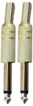 2 Lot Vanco PP18GX Gold Tone Metal Plug 1/4 Threaded Audio Adapter. Fixed Price $20.95.