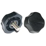 Workman KN-4P Black Plastic 4MM Radio Bracket Knobs (2). Fixed Price $11.99.