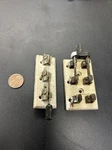 Vintage Leviton Porcelain Knife Lot Of 2 9917 9919 Antique Electrical Steampunk. Fixed Price $25.00.