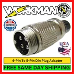 Workman C4PHR5C Cb Mic Adapter 4-PIN To 5-PIN Converter For Cobra Uniden Radios. Fixed Price $11.95.