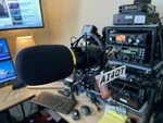 W2ENY Boom Studio Mic W/accessories Fits Yaesu Icom Xiegu Kenwood Flex Round/mod. Fixed Price $100.00.